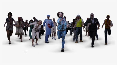 Zombie Horde Png, Transparent Png, Free Download