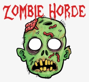 Zombie Label - Zombie Head Clip Art, HD Png Download, Free Download