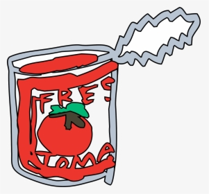 Can Big Image Png - Can Of Tomato Cartoon, Transparent Png, Free Download