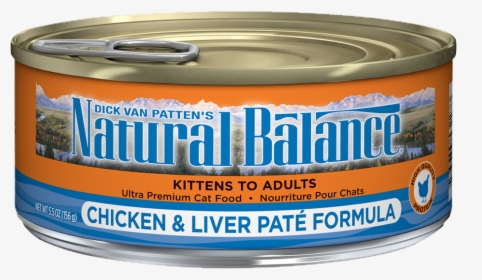 Ultra Premium Chicken & Liver Paté canned Cat Formula "  - Natural Balance Wet Cat Food, HD Png Download, Free Download