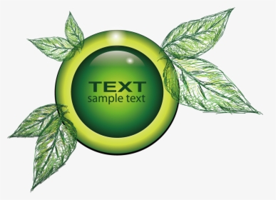 Decorative Leaf Png Transparent Image - Emblem, Png Download, Free Download