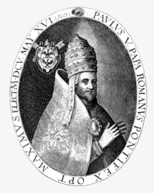 Pope Paul V By Crispyn De Passe - Pope Paul V Png, Transparent Png, Free Download