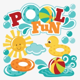 Swimming Transparent Fun - Swimming Pool Fun Clipart, HD Png Download, Free Download