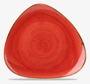 Stonecast Berry Red Triangle Plate - Circle, HD Png Download, Free Download
