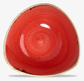 Stonecast Berry Red Triangle Bowl - Circle, HD Png Download, Free Download