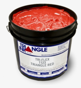 Triangle Tri Flex Multi Purpose 1123 Triangle Red Plastisol - Light Blue Plastisol Ink, HD Png Download, Free Download
