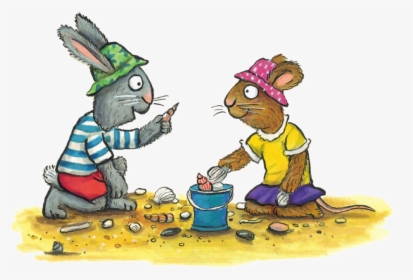 Pip And Posy Are Having A Lovely Day At The Seaside, - Pip And Posy The New Friend, HD Png Download, Free Download