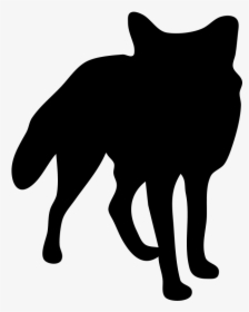 Black Photography - Fox Silhouette Transparent, HD Png Download, Free Download