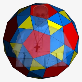 Pope Francis Inside Uniform Polyhedron Clipped Rev - Polyhedron, HD Png Download, Free Download