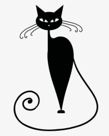 Clip Art Cat Silhouette, HD Png Download, Free Download
