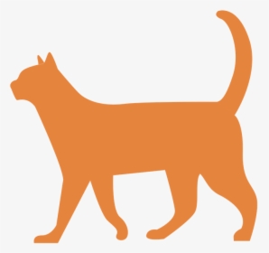 Clipart Cat Walking Silhouette - Cat Walking Clipart Png, Transparent Png, Free Download