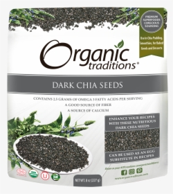 Organic Traditions Chia Seeds, HD Png Download, Free Download
