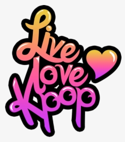 @officialstars ⭐kpop⭐ Kpop Sticker Edit Love Live Livel - Love K Pop, HD Png Download, Free Download