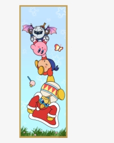 Have A Bookmark Of The Legendary Quartet, Meta Knight, - Kirby King Dedede Meta Knight And Bandana Waddle Dee, HD Png Download, Free Download