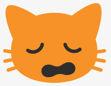 Transparent Weary Emoji Png - Weary Cat Face Emoji, Png Download, Free Download