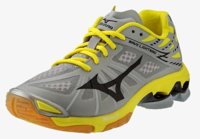Transparent Yellow Lightning Png - Mizuno Wave Lightning Z Women's Volleyball Shoes, Png Download, Free Download