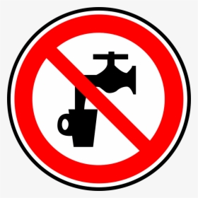 Non Potable Water Svg Clip Arts - Non Potable Water Symbol, HD Png Download, Free Download