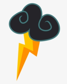 Image Gallery Lightning Cutie Mark - Mlp Cutie Mark Lightning Bolt, HD Png Download, Free Download