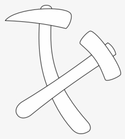 Transparent Hammer Clipart Png - Symbol Of Axe And Hammer, Png Download, Free Download