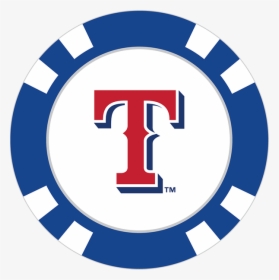 Texas Rangers Poker Chip Ball Marker - Transparent Cleveland Indians Logo, HD Png Download, Free Download