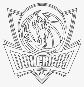 Collection Of Free Drawing Logo Maverick - Dallas Mavericks Color Page, HD Png Download, Free Download
