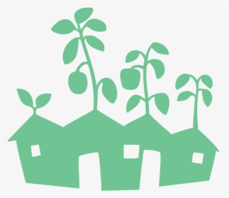 Houses Green-11 - Ecovillage Symbol, HD Png Download, Free Download
