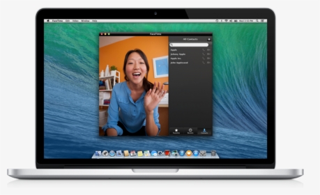 Facetime Image - Mac Laptop Screen, HD Png Download, Free Download