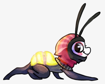 Lightning Bug Png Transparent Lightning Bug - Transparent Bug Cartoon, Png Download, Free Download