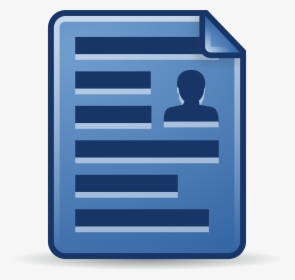 Contact Document Clip Arts - Documento Pessoal Png Icon, Transparent Png, Free Download