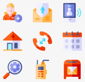 Icons Free Vector Contact, HD Png Download, Free Download