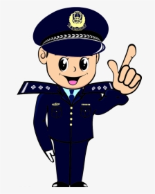 Police Officer Cartoon - Cartoon Police Png, Transparent Png, Free Download