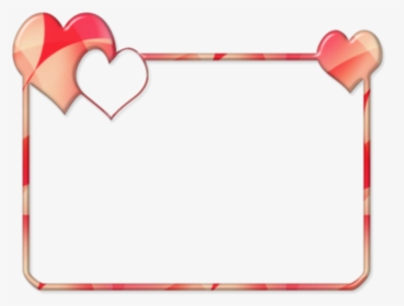 Mq Red Hearts Frame Frames Border Borders Rectangle- - Heart Rectangle Border, HD Png Download, Free Download