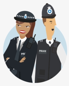 Pension Reform Info - Cartoon Picture Of Uk Police Officer, HD Png Download, Free Download