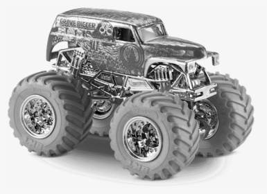 Grave Digger Monster Truck Png - Grave Digger Monster Jam Hot Wheels, Transparent Png, Free Download