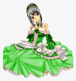 Fairy Tail Lucy Heartfilia Recolor Got Bored Transparent - Lucy Heartfilia In A Dress, HD Png Download, Free Download