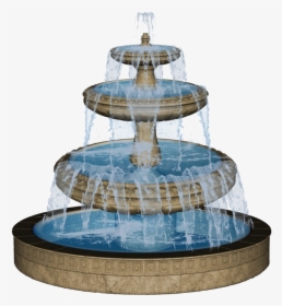 Fountain Png Free Download - Garden Water Fountain Png, Transparent Png, Free Download