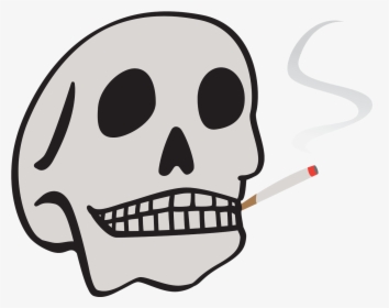 Skull Clipart Smokey - Skull Nose Cartoon, HD Png Download, Free Download