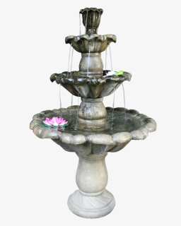Transparent Water Fountains Clipart - Garden Fountain Png, Png Download, Free Download