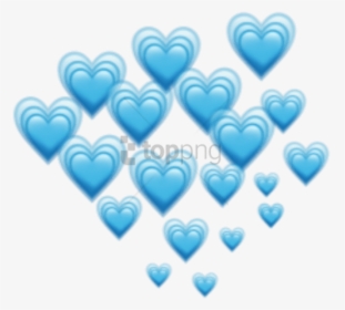 Art - Blue Heart Emojis Png, Transparent Png, Free Download