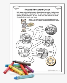 Smoke Detector Check - Cartoon, HD Png Download, Free Download