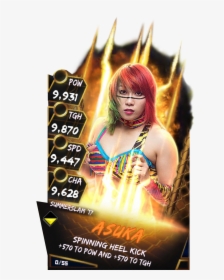Asuka S3 15 Summerslam17 Fusion - Asuka Wwe Pictures Supercard, HD Png Download, Free Download