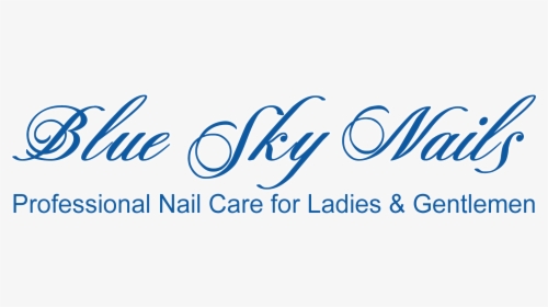 Blue Sky Nail Salon - Calligraphy, HD Png Download, Free Download
