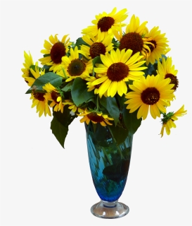 Flower Vase With Flowers Photography Png- - Flower Vase Hd Png, Transparent Png, Free Download