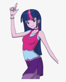 Anime Twilight Sparkle By Lhenao - Twilight Sparkle Anime Girl, HD Png Download, Free Download
