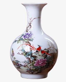 Jingdezhen Ceramic Vase Decoration Living Room Flower - Vase, HD Png Download, Free Download