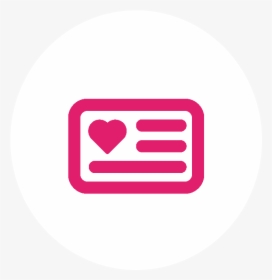 Gift Card Icon Pink Png, Transparent Png, Free Download