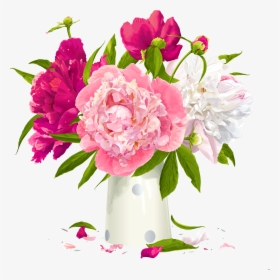 Flower Vases With Flowers Clipart Group - Flowers In Vases Clipart, HD Png Download, Free Download