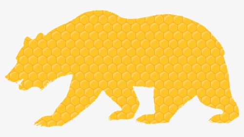 California Bear Silhouette - California Flag Bear Png, Transparent Png, Free Download
