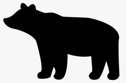 Contact Bears Discover Fire - Baby Bear Silhouette Png, Transparent Png, Free Download