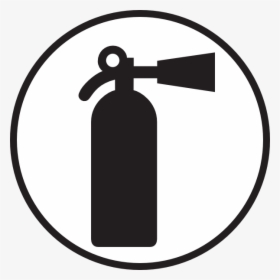 Fire Distinguisher In Circle Clip Art - Fire Extinguisher Icon Circle, HD Png Download, Free Download